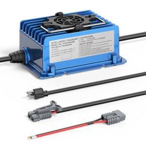 Personalizado 110V 120V 14.6V 15A 29.2V 10A 43.8V 06A 58.4V 05A Cargador de batería impermeable portátil Lifepo4 Cargadores de CA a CC